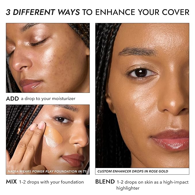 COVER FX Custom Enhancer Drops - Candlelight: Classic Liquid Highlighter 15mL