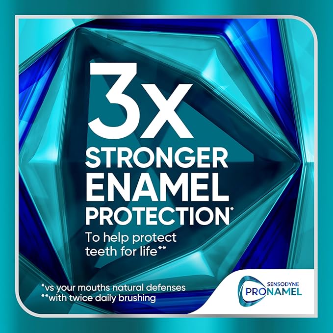 Sensodyne Pronamel Clinical Enamel Strength Toothpaste, Whitening Action, 3.4 oz (3 Pack)