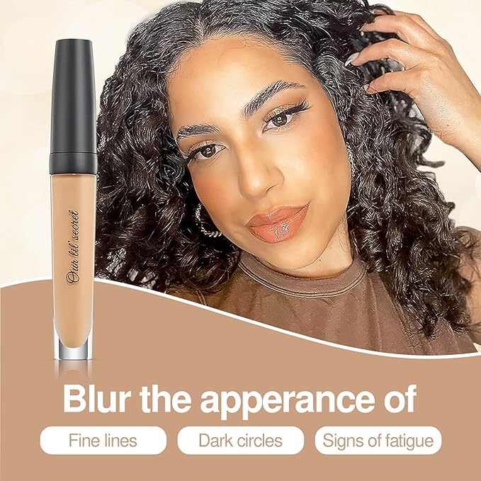 Frankie Rose Cosmetics Our Lil’ Secret Concealer – Sweat-Proof & Matte Under Eye Concealer, Long Lasting Concealer Full Coverage For Fine Lines, Dark Circles & Hide Imperfections - Ginger