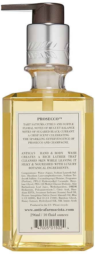 Antica Farmacista Hand Wash -Prosecco, 10 Fl Oz (Pack of 1)
