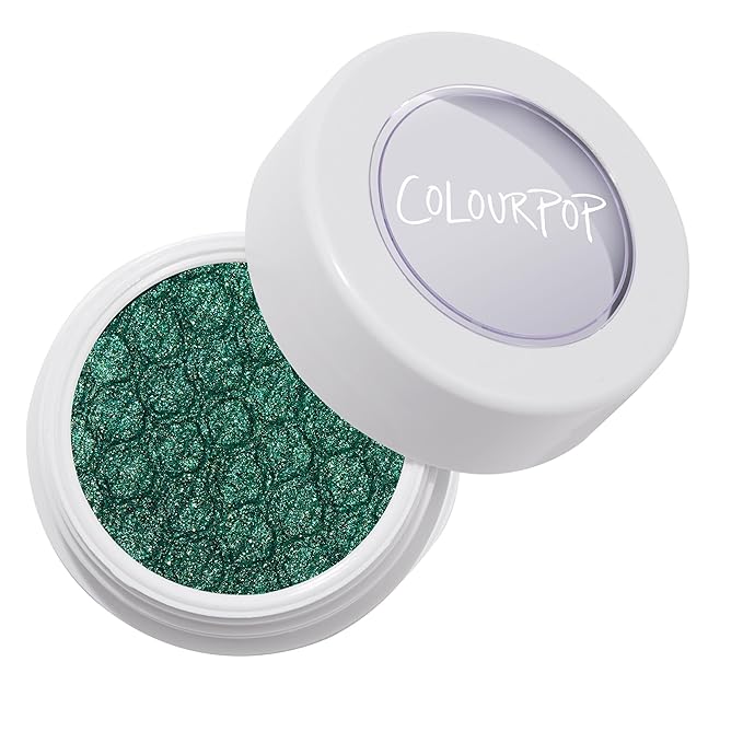 ColourPop Super Shock Shadow - High-Pigment, Crème-Powder Eye Makeup - Single Glitter Eyeshadow with Zero Fallout and Unique Bouncy Texture - Soft Golden Ivory Eyeshadow - Empire (0.07 oz)