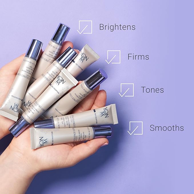 Yon-Ka Excellence Code Contours Eye Cream (15ml) Anti-Aging Eye and Lip Treatment with Hyaluronic Acid, Reduce Puffiness and Dark Circles, Paraben-Free