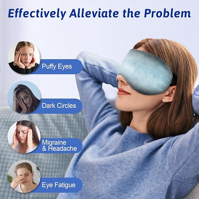 Cooling eye mask, cold eye