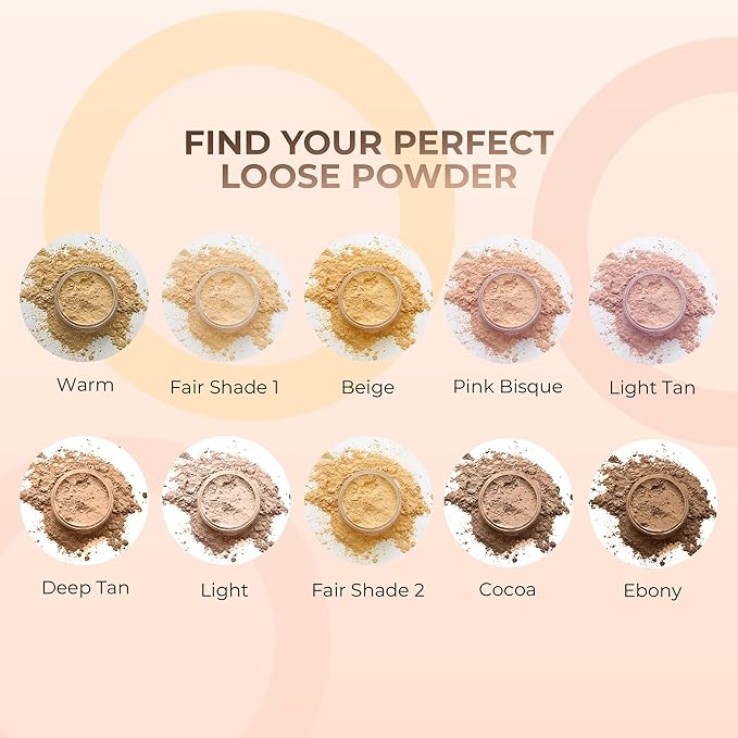 Foundation Powder Refill (EBONY) (1 Ounce Bag) By Sweet Face Minerals, Lightweight Mineral Loose Makeup Powder with SPF 20, Full Coverage Flawless Finish, Talc-free, Cruelty-Free, Refillable Pouch