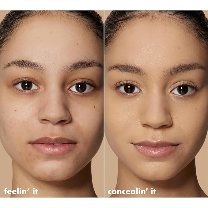 e.l.f. Hydrating Camo Concealer, Lightweight, Full Coverage, Long Lasting, Conceals, Corrects, Covers, Hydrates, Highlights, Light Sand, Satin Finish, 25 Shades, All-Day Wear, 0.20 Fl Oz