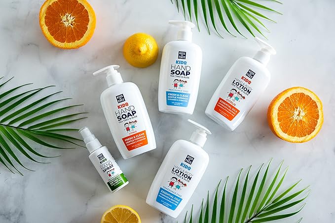 Kiss My Face Kids Hand Soap, Fragrance-Free, Cleanse And Hydrate Skin, Vegan & Cruelty-Free, Easy To Use Hand Soap Pump, Suitable For Sensitive Skin, 9 Fl Oz Bottle (Pack of 2)