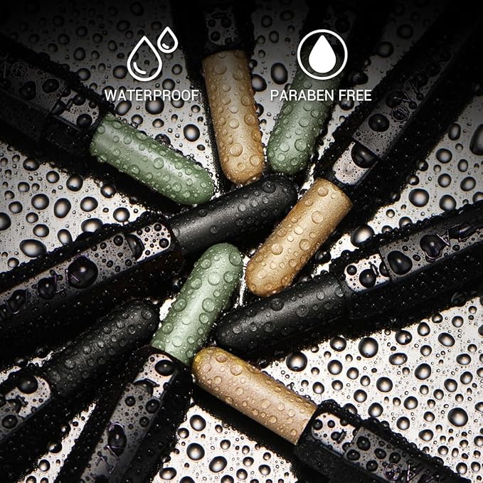 3PCS Cream Eyeshadow Stick,Pro Longwear Eye Shadow Sticks Pencil Crayon Makeup Sets-Golden Forest