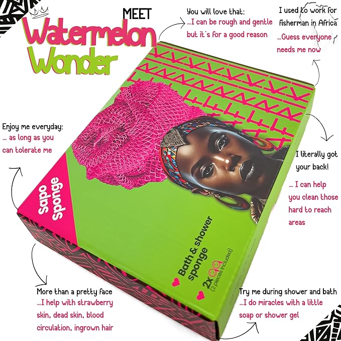 Afriki african net sponge exfoliating