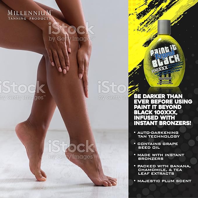 Millennium Tanning Paint it Beyond Black 100 XXX, 13.5 Oz