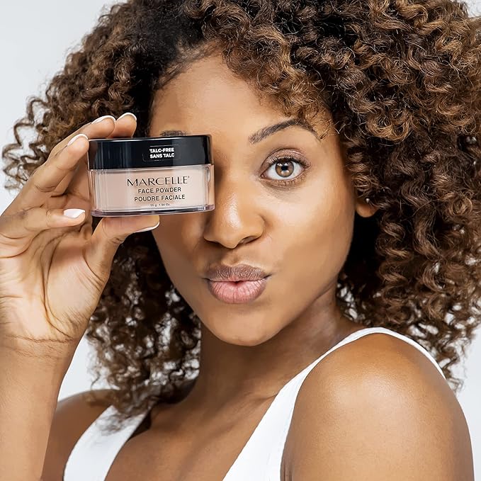 Marcelle Loose Setting Face Powder, Translucent, Talc-Free, Mattifying, Cruelty-Free, 1.. 94 Oz