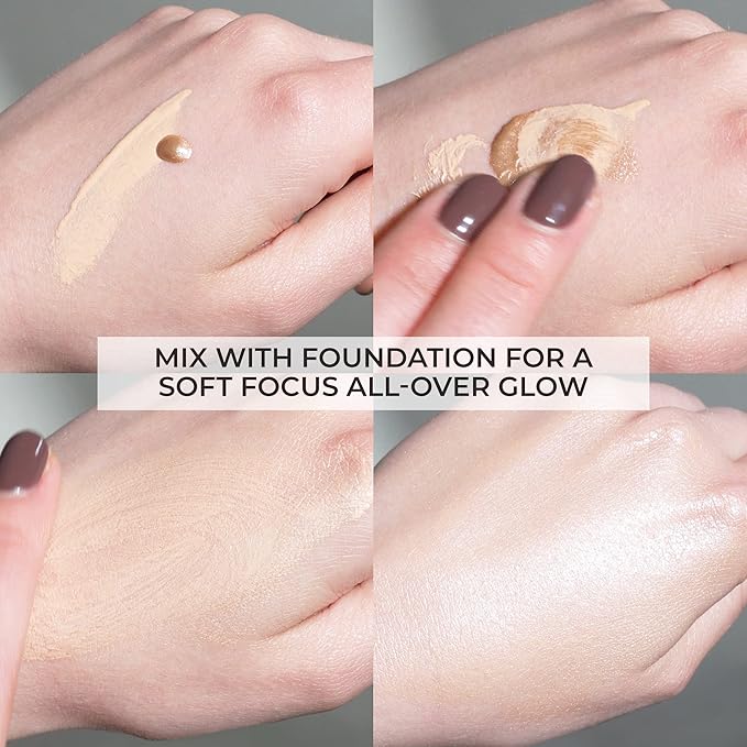 COVER FX Custom Enhancer Drops - Sunlight: Classic Gold Finish - 15mL - Radiant Glow - Liquid Highlighter