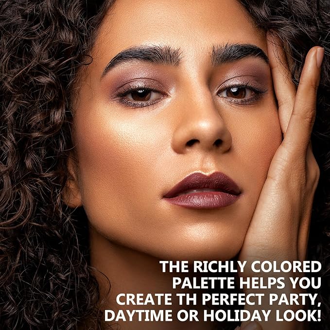 Boobeen 15 Colors Eyeshadow Palette, Highly Pigmented Matte and Shimmer Eye Shadow (with smudger), Soft Powder Eye Makeup Palette for Women and Girls, Create Flawless Glam Eye Looks