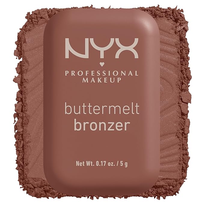 NYX PROFESSIONAL MAKEUP Matte Buttermelt Bronzer, Longwear Face Makeup with Up to 12 Hours of Wear, Vegan Formula - Butta Off