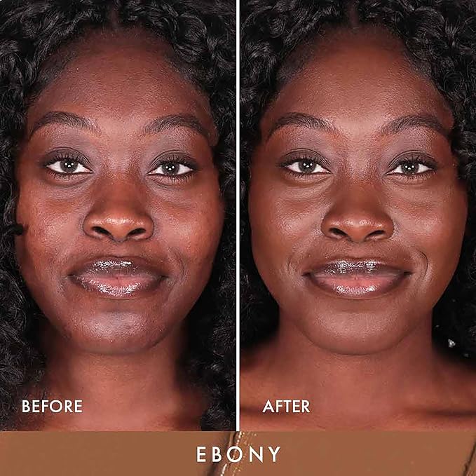 Wander Beauty Dualist Matte and Illuminating Concealer Makeup - Ebony - Dual-Ended Matte Concealer Stick + Liquid Concealer - Full Coverage Concealer Brightens & Hydrates Under Eyes - 0.28 fl oz