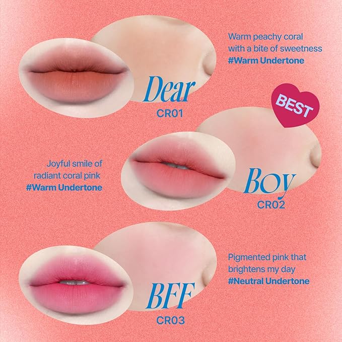 Lip&Cheek Blurry Pudding Pot | Bestie Moment - Girls | Makeup Blush, Buildable Lightweight, Multi-Use Soft Matte Finish | 5g