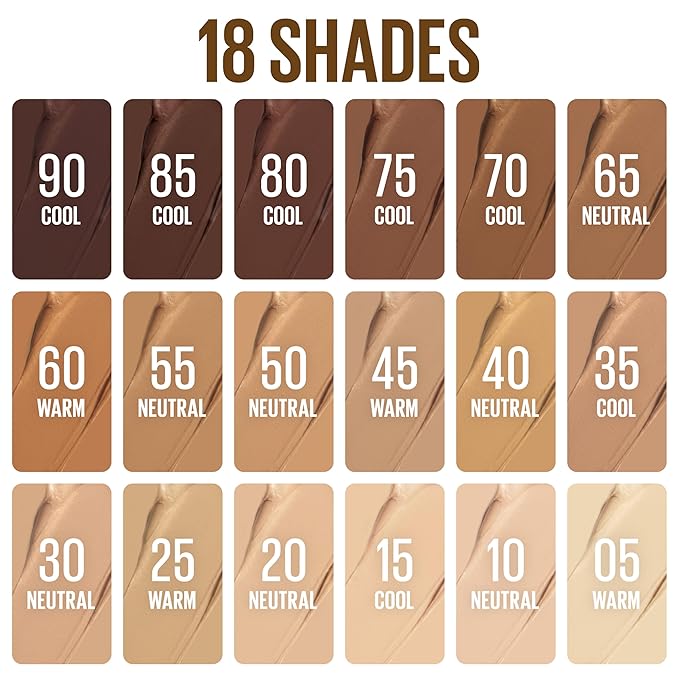 Maybelline Lifter Stix Multi-Use Face Stick - Contour, Bronzer, Concealer and Foundation Stick, All-In-One Creamy Face Makeup with Cranberry Seed Oil, 35, 1 Count