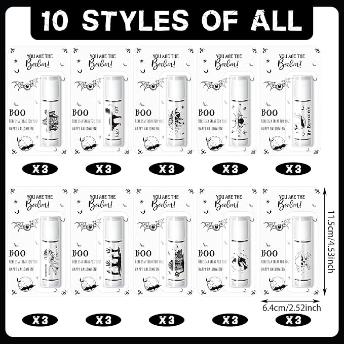 30 Pack Halloween Party Favors Bulk Adults