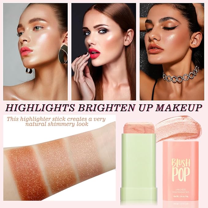 Highlighter Makeup Stick - Blush Highlighters Makeup Stick