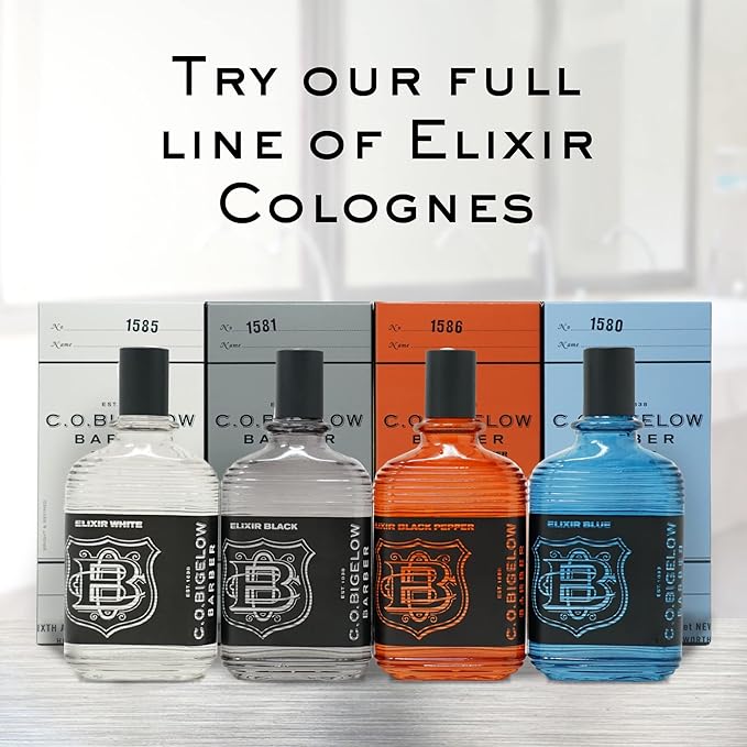 C.O. Bigelow - Elixir Black Pepper - No. 1586, 2.5 fl oz, Cologne for Men, Bourbon & Sandalwood Scented, Masculine, Refined, Long Lasting Mens Cologne