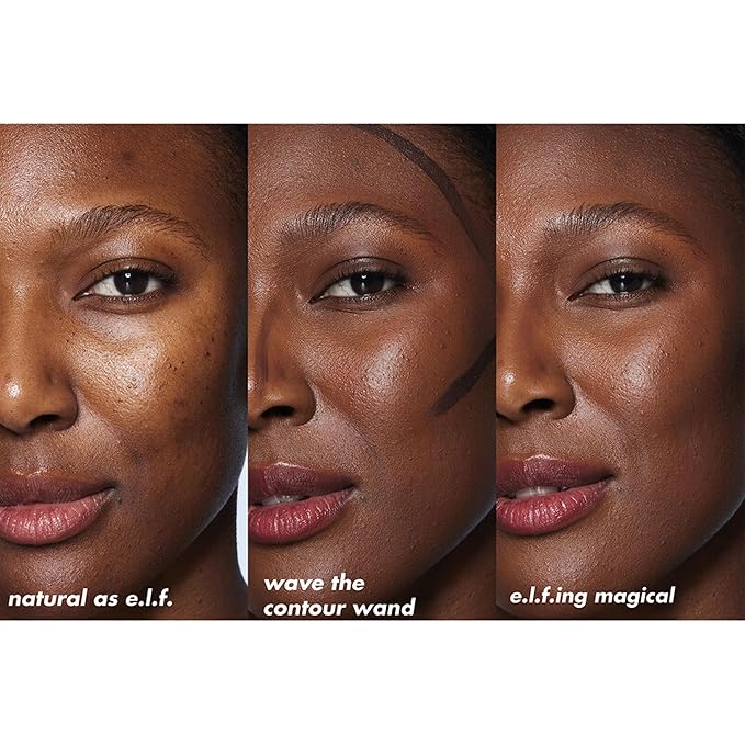 e.l.f. Halo Glow Contour Beauty Wand, Liquid Contour Cruelty-free, Medium/Tan