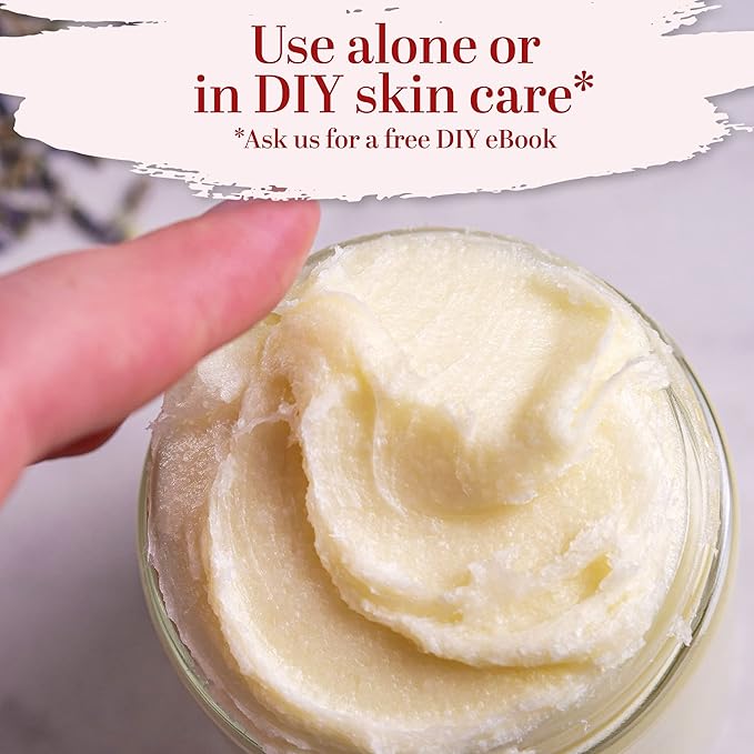 Cupuacu Butter Raw, Pure & Unrefined for Hair Growth & Dry Skin Use on Body and Face - Brazilian Body Butter Base, Lotion Base and Soap Making - Cupuaçu Butter 8 oz