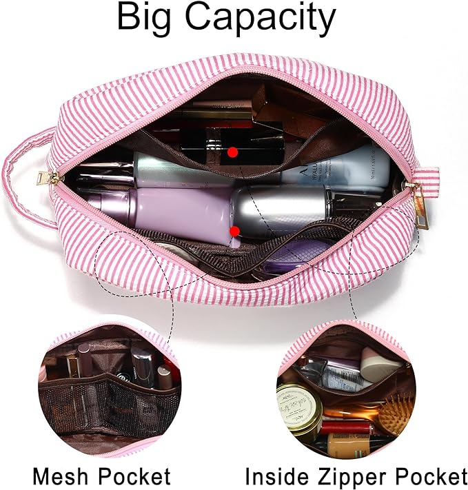 YOOLIFE Initial Makeup Bag for