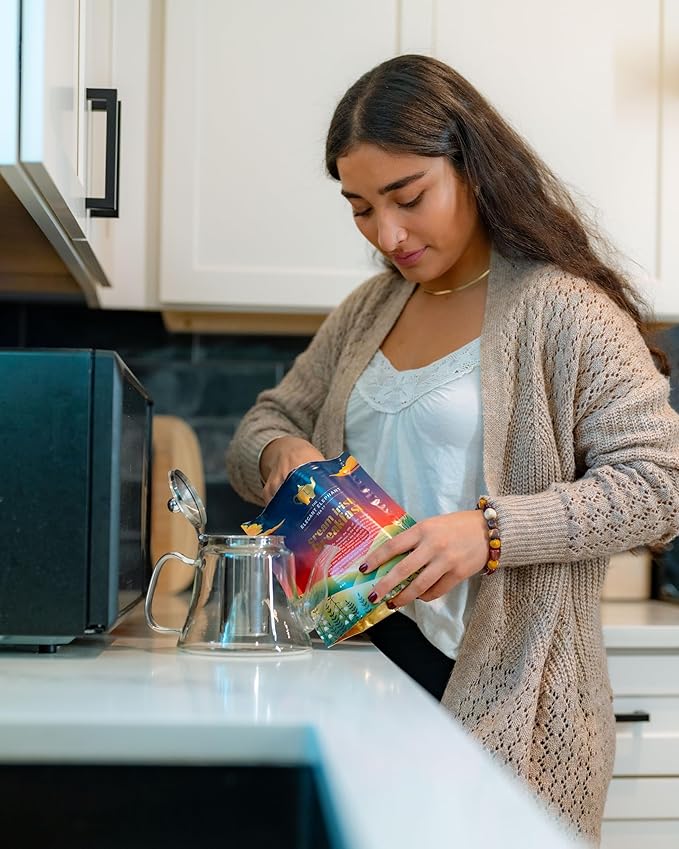 Cream Irish Breakfast Tea, Loose Leaf Black Tea – Irish Classic with Caramel & Strong Assam – Robust, Full-Bodied – Drink Hot or Iced – 4 oz Resealable Bag (Makes 50 Cups) – The Elegant Elephant