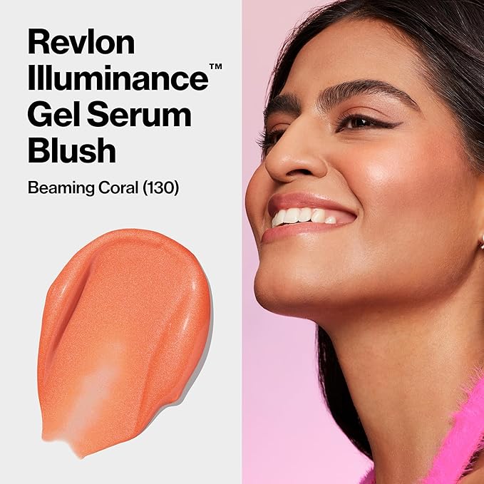 Revlon Illuminance Gel Serum Blush, Visibly Plump Cheeks, fl oz.