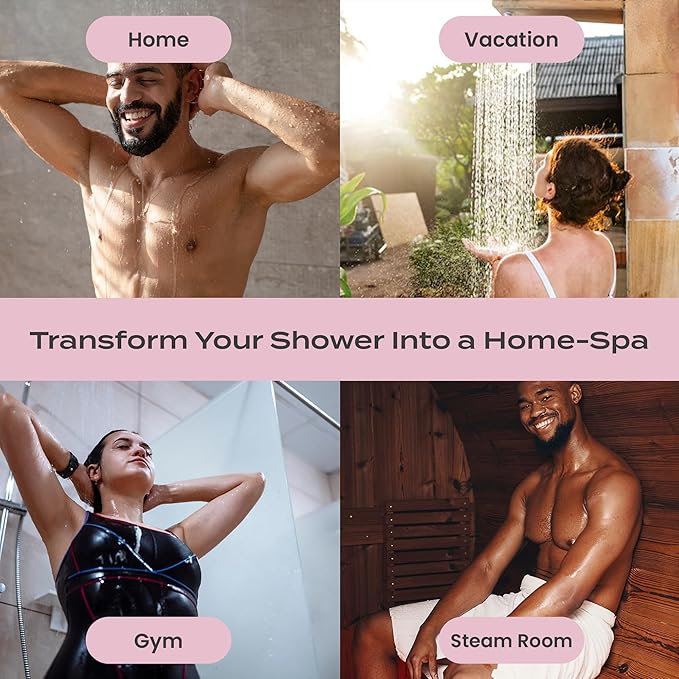 Body Restore Shower Steamers Aromatherapy 15 Pack - Boo Basket Stuffers for Women, Christmas Stocking Stuffers, Birthday Gifts, White Elephant, Relaxation, Self Care - Rose