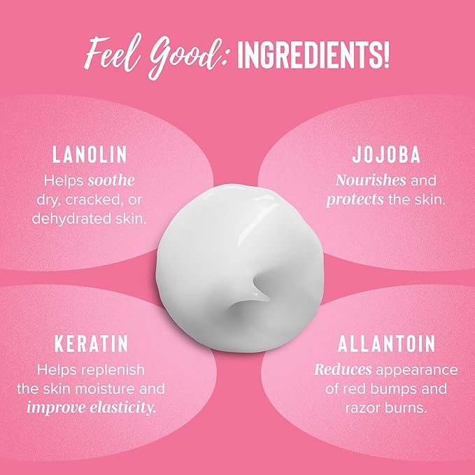 Coochy Shave Cream - Moisturizing Shave Lotion - Gentle Intimate Shaving Cream - For Bikini Area, Underarms, Legs & More - Rash-Free, Hydrating Formula - 12.5 oz, Frosted Cake