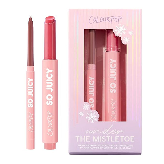 ColourPop Under the Mistletoe So Juicy Plumping Gloss Balm & Plumping Liner Kit (2 Count)