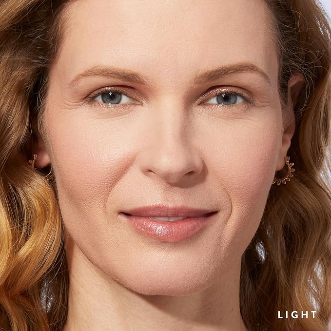 LAURA GELLER NEW YORK Baked Balance-n-Brighten Foundation with Kabuki Brush Makeup Set, Light