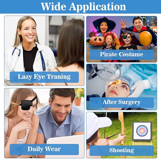 2pcs medical one-eyed patches for