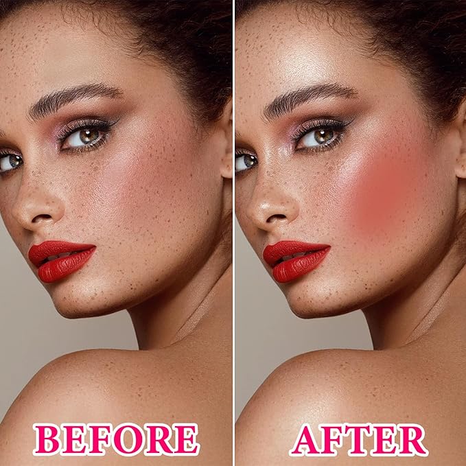 Cream Blush Stick,Blush Stick Long Lasting Non-greasy Multi Makeup Pen(06#)