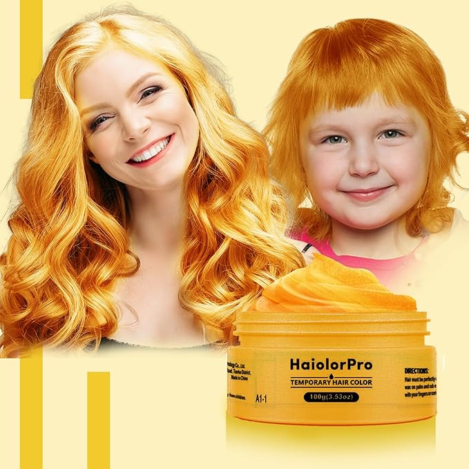 Blonde Hair Color Wax, Temporary