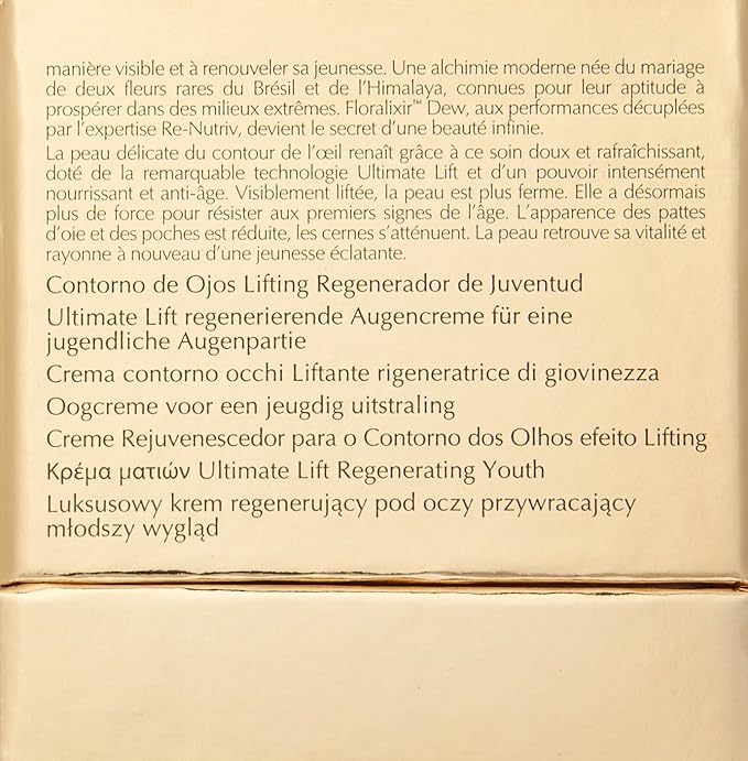 Estee Lauder Re-Nutriv Ultimate Lift Regenerating Youth Eye Creme, 0.5 Ounce