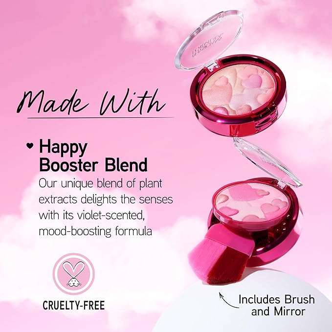 Physicians Formula Blush Happy Booster Glow & Mood Boosting Face Blush Makeup Powder - Natural