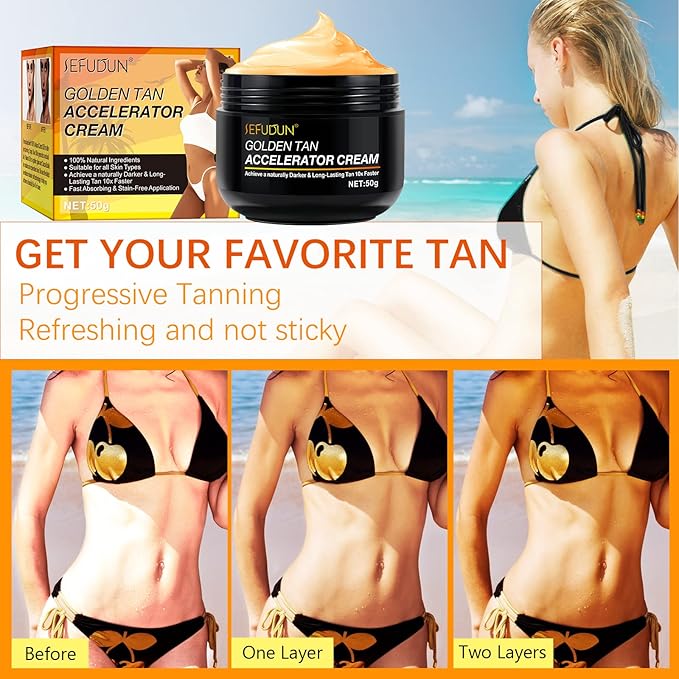 Tanning Gel Cream, 50g Sun