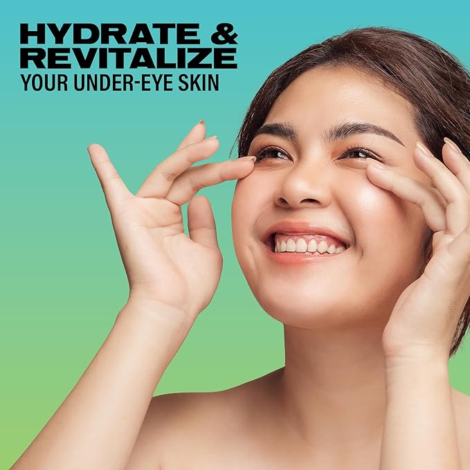 Eye Mask, Eye Masks for Dark Circles and Puffiness, Under Eye Mask with Hyaluronic Acid and Matcha Green Tea, Vegan and Cruelty-Free Under Eye Patches, Green Tea Eye Masks, 5-Pack