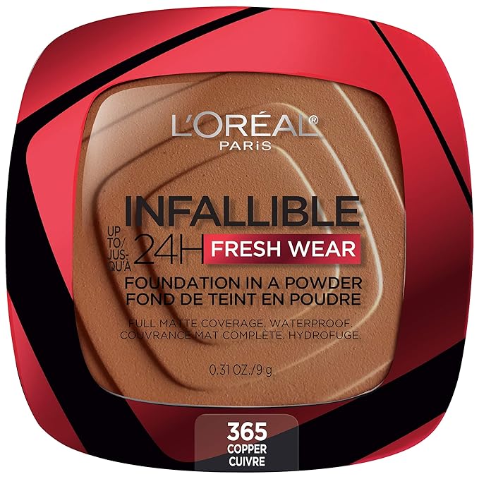 L'Oreal Paris Makeup Infallible Fresh Wear Foundation in Copper, . 0.31 oz