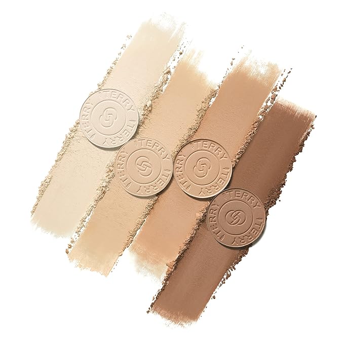 By Terry Hyaluronic Hydra-Powder Palette, 4-Shade, Vegan Contour Palette For Flawless & Matte Complexion, Medium to Warm