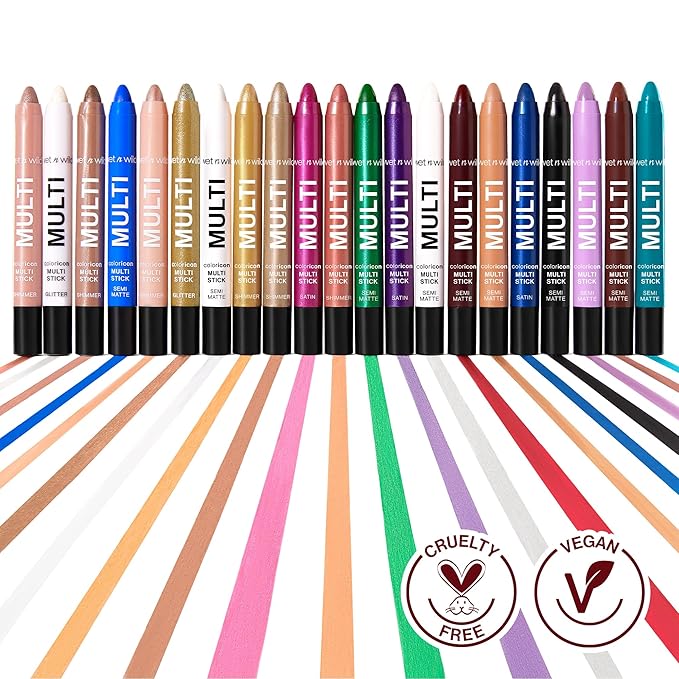 wet n wild Color Icon Cream Eyeliner Eyeshadow Multi-Stick, Moisturizing, Nourishing Velvety Cream-to-Powder Buildable & Blendable Formula, Cruelty-Free & Vegan - Burning Bridge