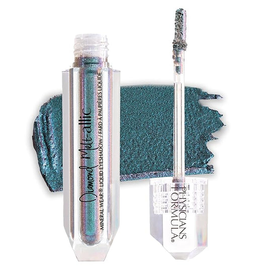 Cream Eyeshadow By Physicians Formula Mineral Wear Diamond Metallic Liquid Eyeshadow Beam of Blue