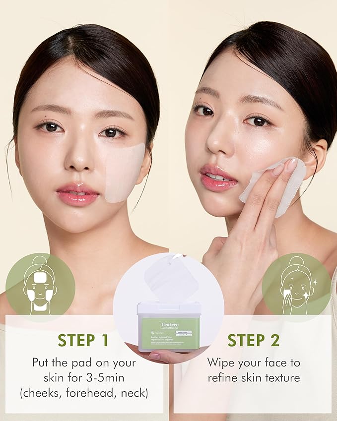 Dermal teatree calming toner pad