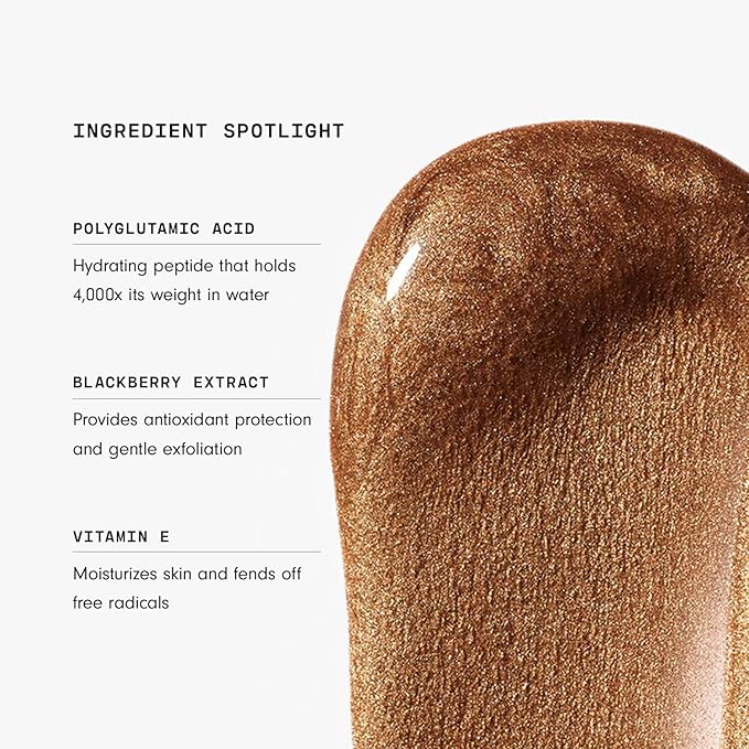 Versed Mood Lighting Luminizing Glow Drops, Sheer Bronzed - Liquid Highlight & Bronzing Drops with Illuminating Light-Reflecting Pigments - Antioxidants & Hydrating Hyaluronic Acid - Vegan (1 fl oz)