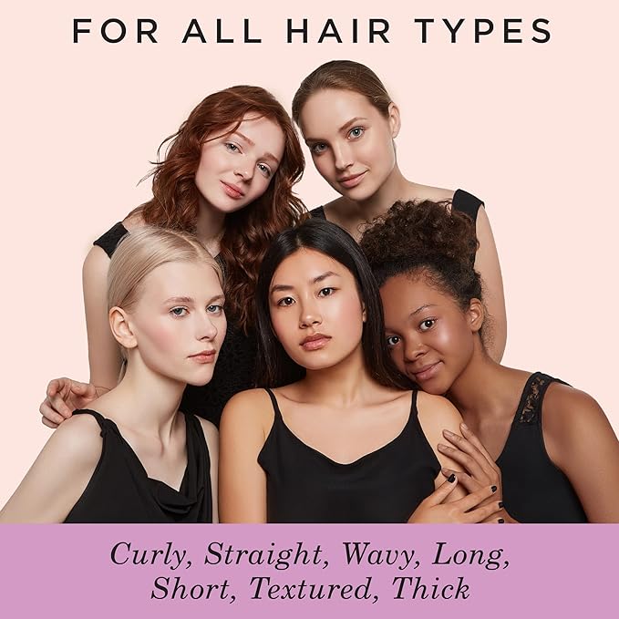 Diane 2-in-1 Premium Double-Sided Hair Brush, Detangling and Smoothing Hair Brush with Flexible Pins and Nylon-Reinforced Boar Bristles for Wet or Dry Hair, Ideal for Fine to Medium Hair Types