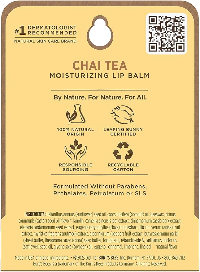 Burt's Bees Chai Tea Lip Balm