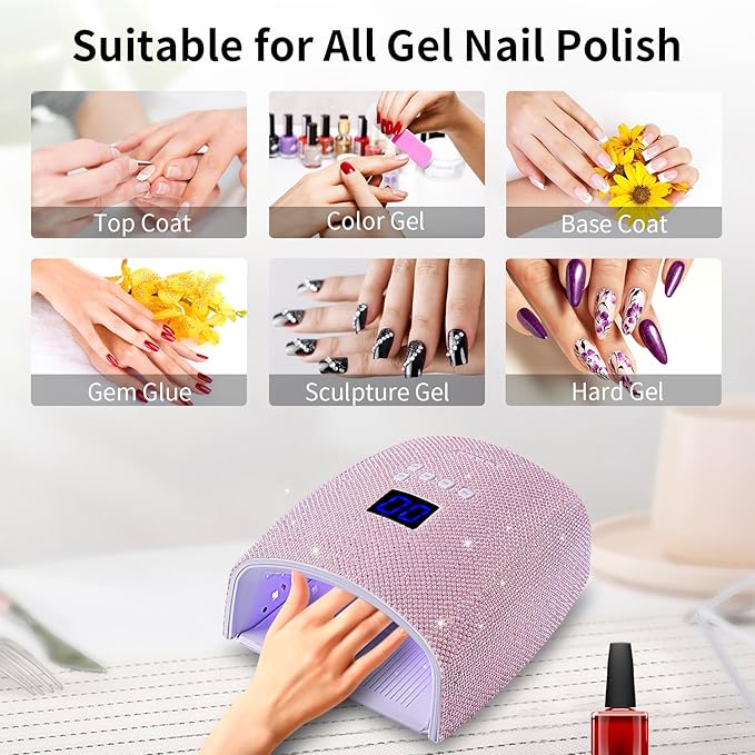 48w cordless uv led nail