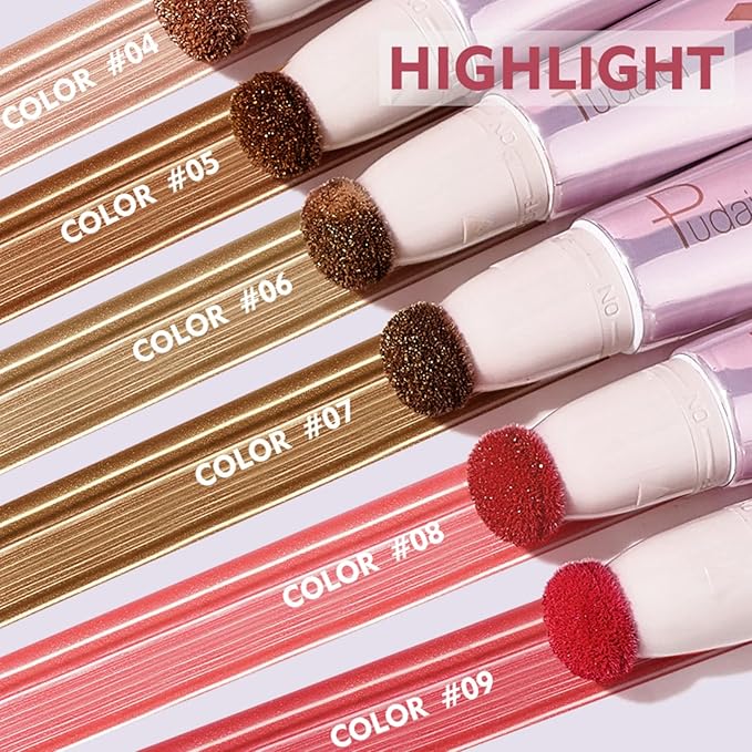 Liquid Contour Beauty Wand, Cream Contour Stick with (HIGHLIGHTER 06)