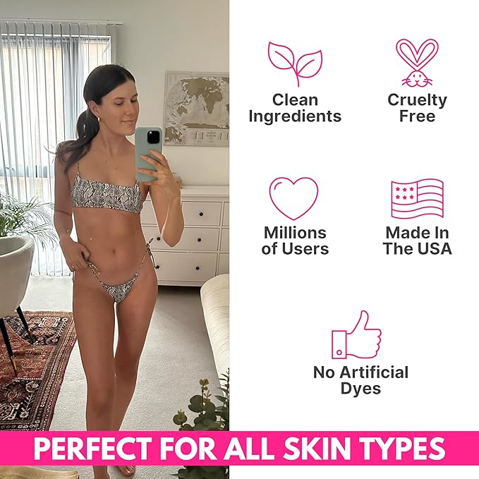 Tanceuticals Facial Self Tanner - CC Self Tanning Lotion for Face Gives Gradual & Natural Sunless Tan - Fresh Coconut Scent - Won’t Clog Pores or Cause Acne - Easy to Apply - Light Shade 1.7 oz